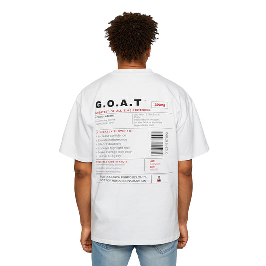 ONEIAM "G.O.A.T." Heavyweight Oversized Tee   "Designed for the Driven"