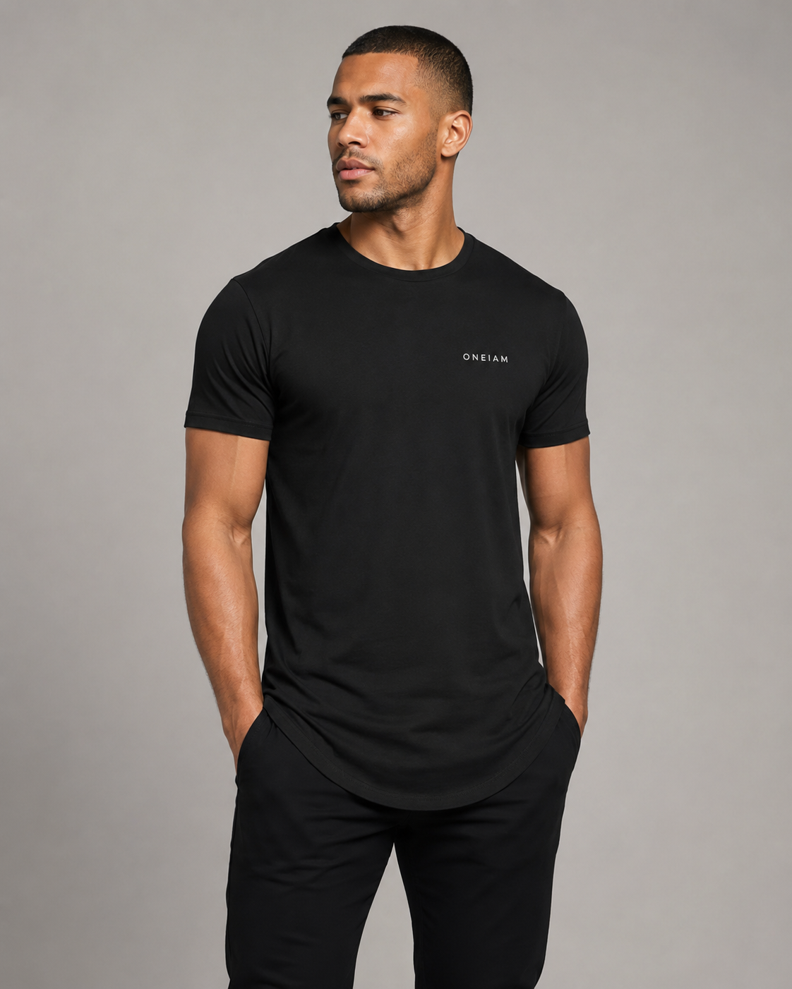 ONEIAM Premium Curved Hem Tee