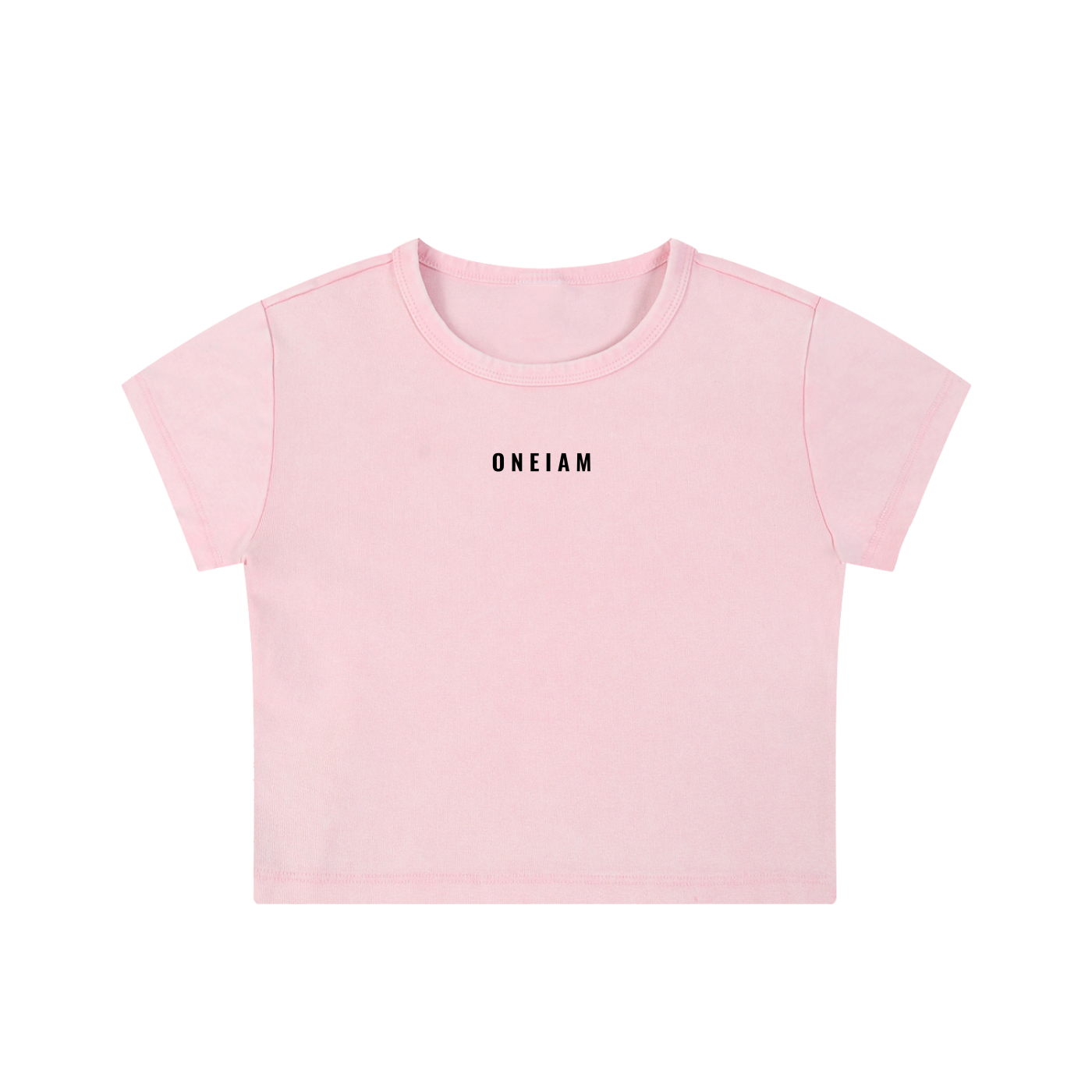 ONEIAM Snow Washed Crop Tee