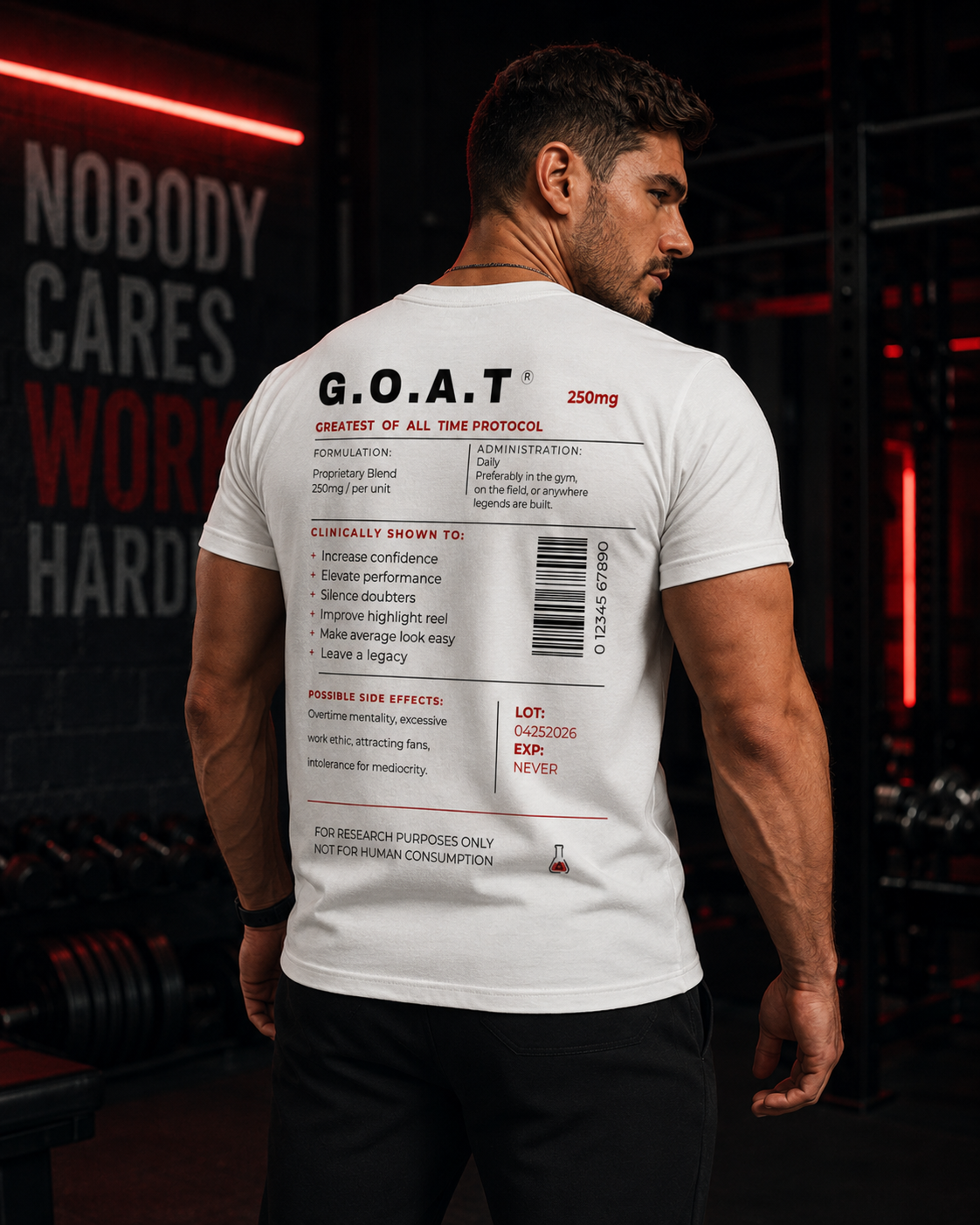 G.O.A.T. Research Tee — Black