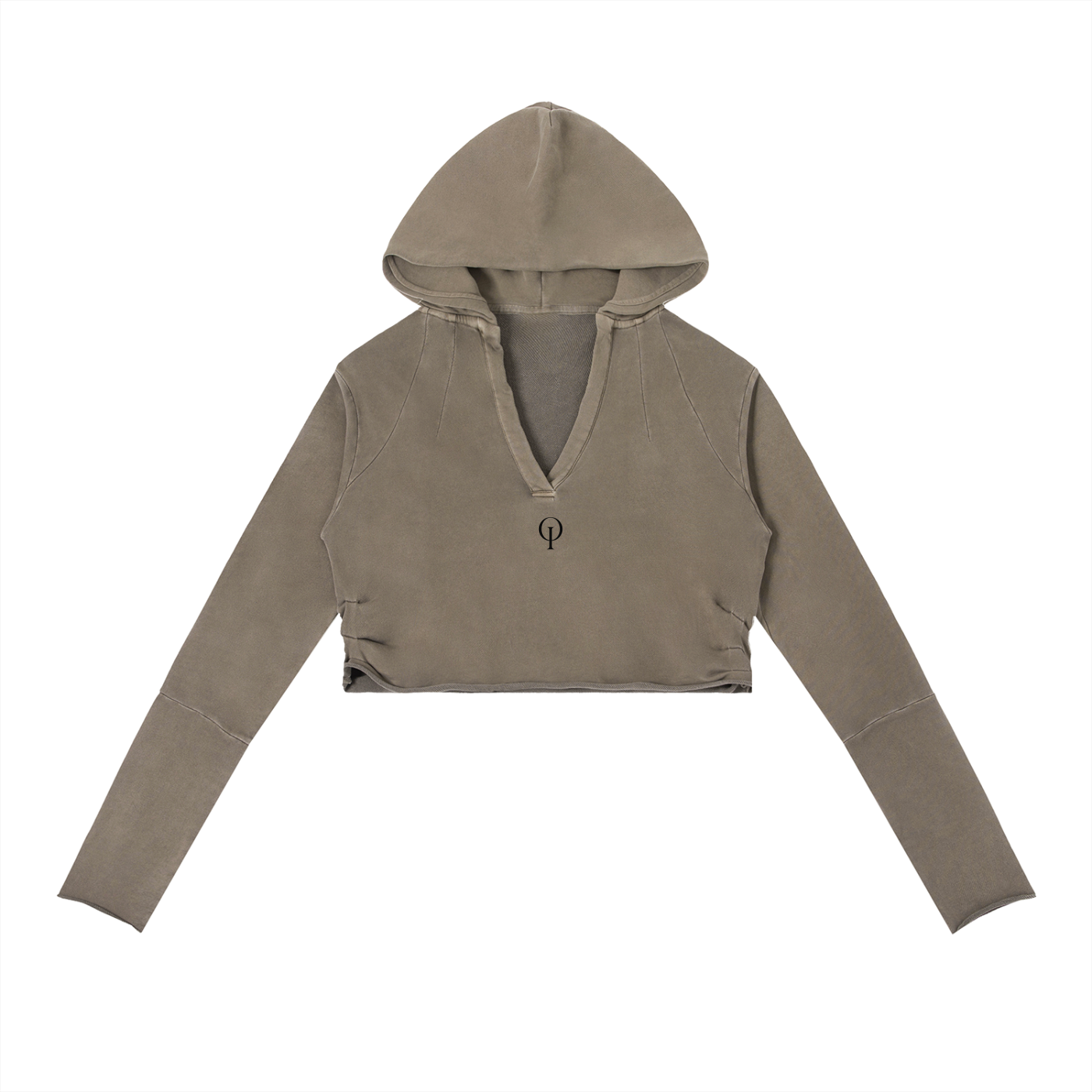 ONEIAM Washed Crop Hoodie